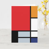 Piet Mondrian - Komposition mit großem rotem Flugz Karte (Gelbe Blume)