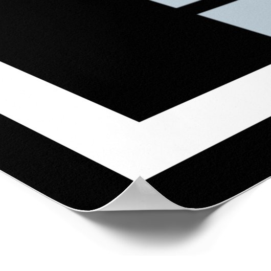 Piet Mondrian - Komposition mit großem rotem Flugz Poster (Ecke)