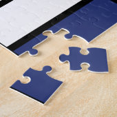 Piet Mondrian - Komposition mit großem rotem Flugz Puzzle (Seite)