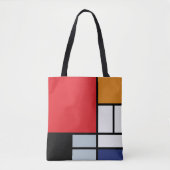 Piet Mondrian - Komposition mit großem rotem Flugz Tasche (Vorderseite)