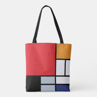 Piet Mondrian - Komposition mit großem rotem Flugz Tasche