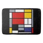 Piet Mondrian, Komposition mit großem rotem Flugze Badematte (Vorderseite)