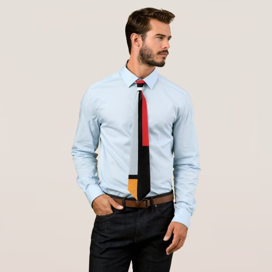 Piet Mondrian - Komposition mit großem roten Flugz Krawatte (Beispiel)