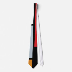 Piet Mondrian - Komposition mit großer roter Fläch Krawatte
