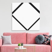 Piet Mondrian Komposition Nr. 1 Lozenge mit vier Leinwanddruck (Insitu (Wohnzimmer))