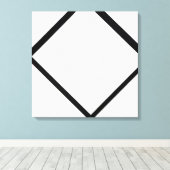 Piet Mondrian Komposition Nr. 1 Lozenge mit vier Leinwanddruck (Insitu (Holzboden))