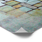 Piet Mondrian Komposition Nr. II Poster (Ecke)