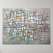 Piet Mondrian Komposition Nr. II Poster (Vorne)