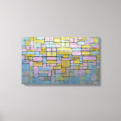 Piet Mondrian, Komposition Nr. V Leinwanddruck (Vorderseite)