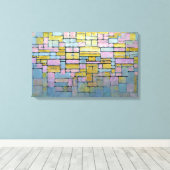 Piet Mondrian, Komposition Nr. V Leinwanddruck (Insitu (Holzboden))