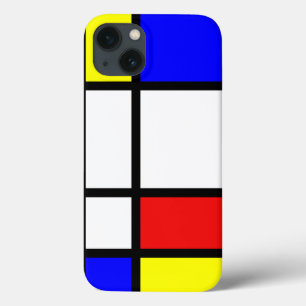 Piet Mondrian-Kunst-Art-moderne helle Farben Case-Mate iPhone Hülle