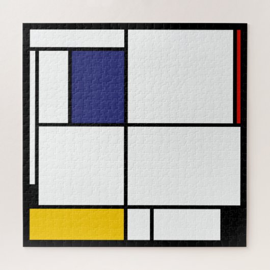 Piet Mondrian, Large Tabelle 1 Puzzle (Horizontal)