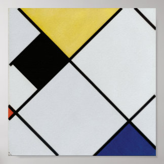 Piet Mondrian Lozenge Komposition Gemälde Poster