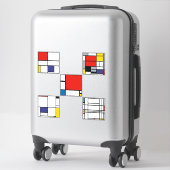Piet Mondrian Modern Art Gemälde Aufkleber (Koffer)