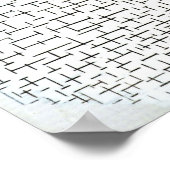 Piet Mondrian Modern Art Poster (Ecke)