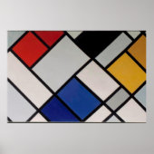 Piet Mondrian Modern Art Poster (Vorne)