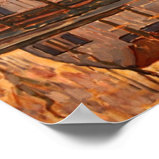 Piet Mondrian Modern Art Poster (Ecke)