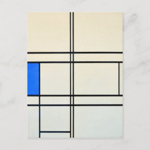 Piet Mondrian Modern Art Postkarte