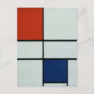 Piet Mondrian Modern Art Postkarte