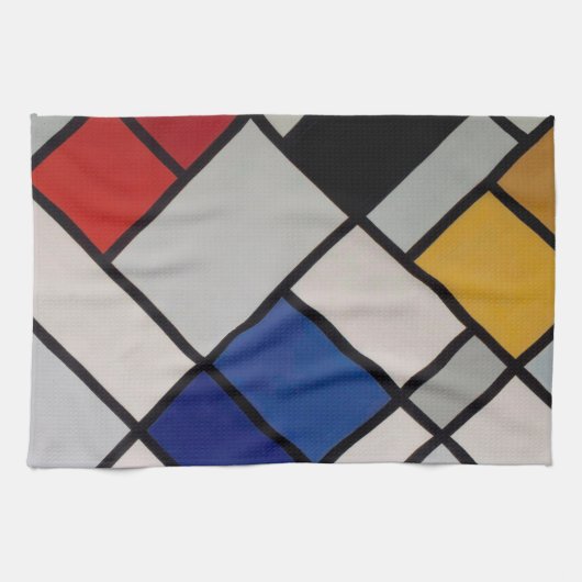 Piet Mondrian-moderne Kunst Geschirrtuch (Horizontal)