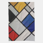 Piet Mondrian-moderne Kunst Geschirrtuch (Vertikal)