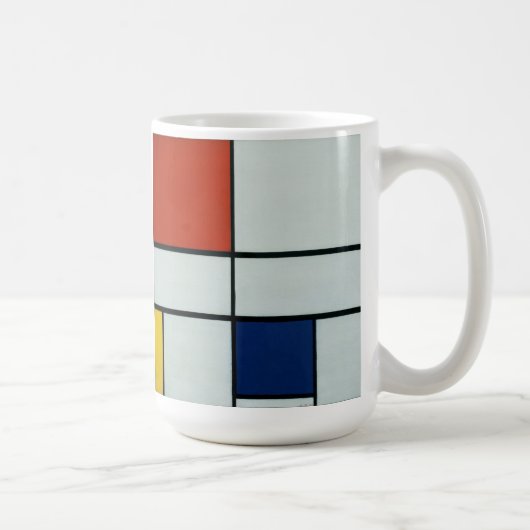 Piet Mondrian-moderne Kunst Kaffeetasse (Rechts)