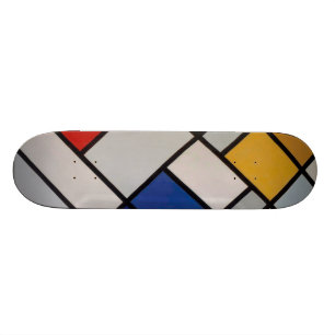 Piet Mondrian-moderne Kunst Skateboard