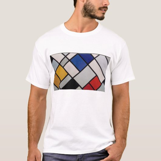 Piet Mondrian-moderne Kunst T-Shirt (Vorderseite)