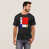 Piet Mondrian - neoplastische Kunst T-Shirt (Vorne ganz)