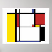 Piet Mondrian Postcard Poster (Vorne)