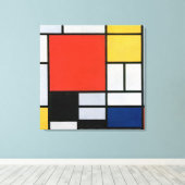 Piet Mondrian Red, Yellow, Blue und Black (1921) Leinwanddruck (Insitu (Holzboden))