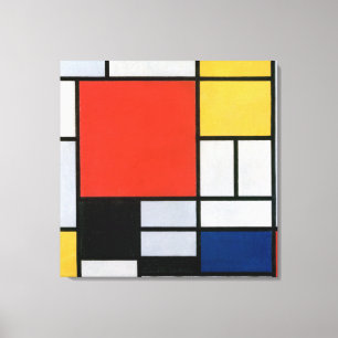 Piet Mondrian Red, Yellow, Blue und Black (1921) Leinwanddruck