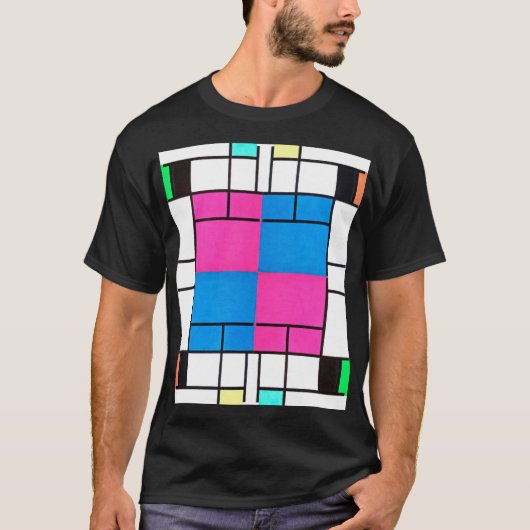 Piet Mondrian T-Shirt (Vorderseite)