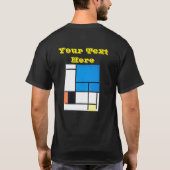 Piet Mondrian T-Shirt (Rückseite)