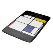 Piet Mondrian, Tableau 1 Badematte (Schrägansicht)