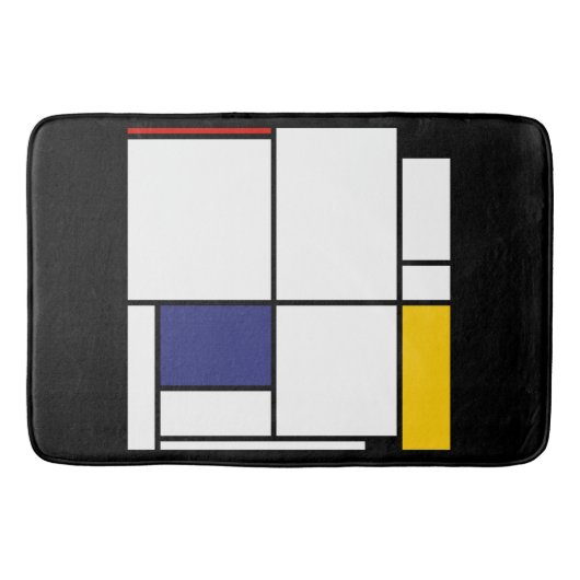 Piet Mondrian, Tableau 1 Badematte (Vorderseite)