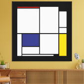 Piet Mondrian, Tableau 1 Leinwanddruck (Insitu (Wohnzimmer))