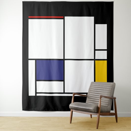Piet Mondrian, Tableau 1 Wandteppich (Beispiel)