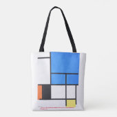 Piet Mondrian Tasche (Rückseite)