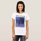 Piet Mondrian The Red Tree Der berühmte T - Shirt  (Vorne ganz)