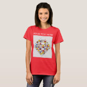 Piet Mondrian Victory Boogie Woogie Red T - Shirt (Vorne ganz)