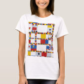 piet mondrian , victory.boogie-woogie T-Shirt (Vorderseite)