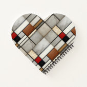 Piet Mondrian Vintag Notizblock (Rückseite)