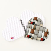 Piet Mondrian Vintag Notizblock (Innenseite)