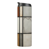 Piet Mondrian Vintag Thermosbecher (Nach rechts gedreht)