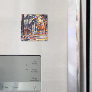 Piet Mondrian, Wälder bei Oele, Magnet
