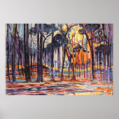 Piet Mondrian, Wälder bei Oele, Poster (Vorne)