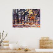 Piet Mondrian, Wälder bei Oele, Poster (Küche)