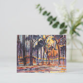 Piet Mondrian, Wälder bei Oele, Postkarte (Stehend Vorderseite)