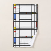 Piet Mondrian, Zusammensetzung 10 Badhandtuch Set (Handtuch)